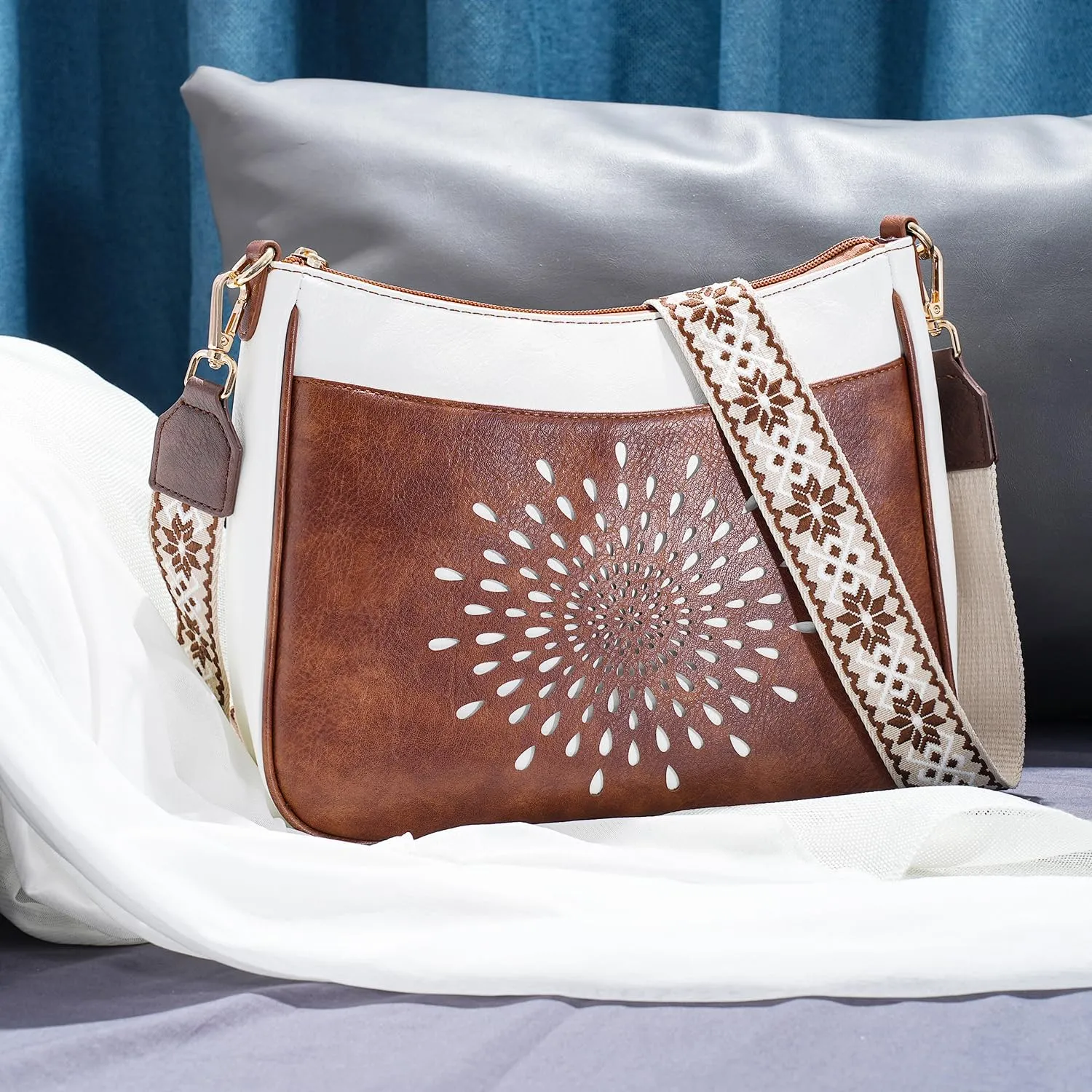 APHISON Hobo Bag for Women, Crossbody Bags for Women Trendy Bucket Purses and Shoulder Handbags with 2 Detachable Straps