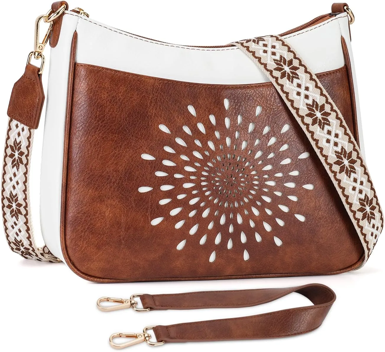 APHISON Hobo Bag for Women, Crossbody Bags for Women Trendy Bucket Purses and Shoulder Handbags with 2 Detachable Straps