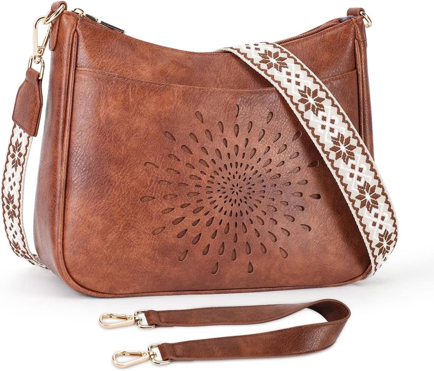 APHISON Hobo Bag for Women, Crossbody Bags for Women Trendy Bucket Purses and Shoulder Handbags with 2 Detachable Straps