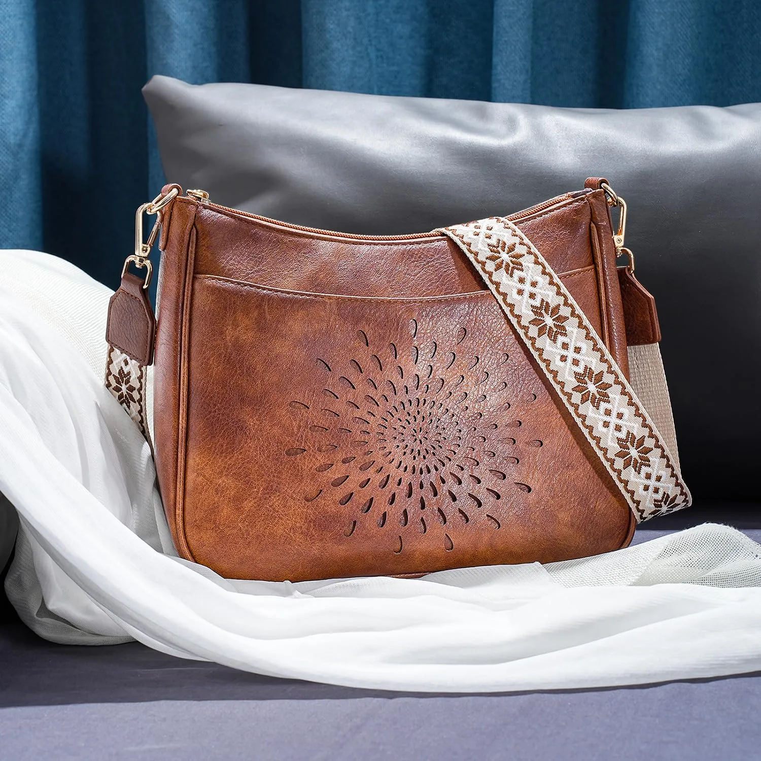 APHISON Hobo Bag for Women, Crossbody Bags for Women Trendy Bucket Purses and Shoulder Handbags with 2 Detachable Straps