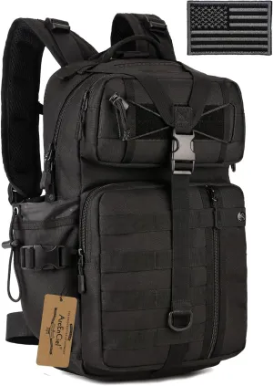 ArcEnCiel Hydration Pack Motorcycle Backpack Tactical Bag with Patch without Waterbladder