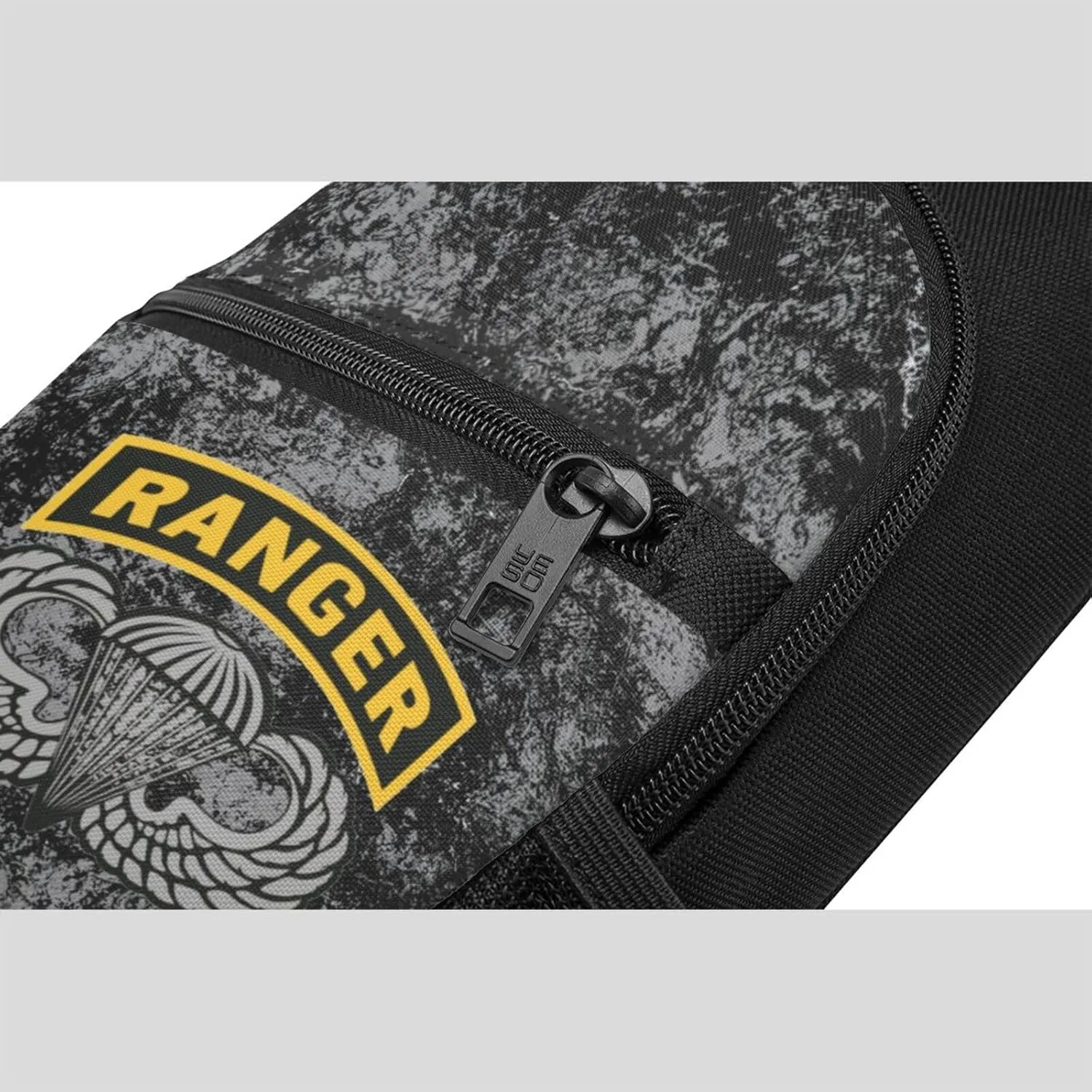 Army Ranger Tab with Airborne Wings Sling Bag Crossbody Backpack Shoulder Casual Daypack Bags for Men