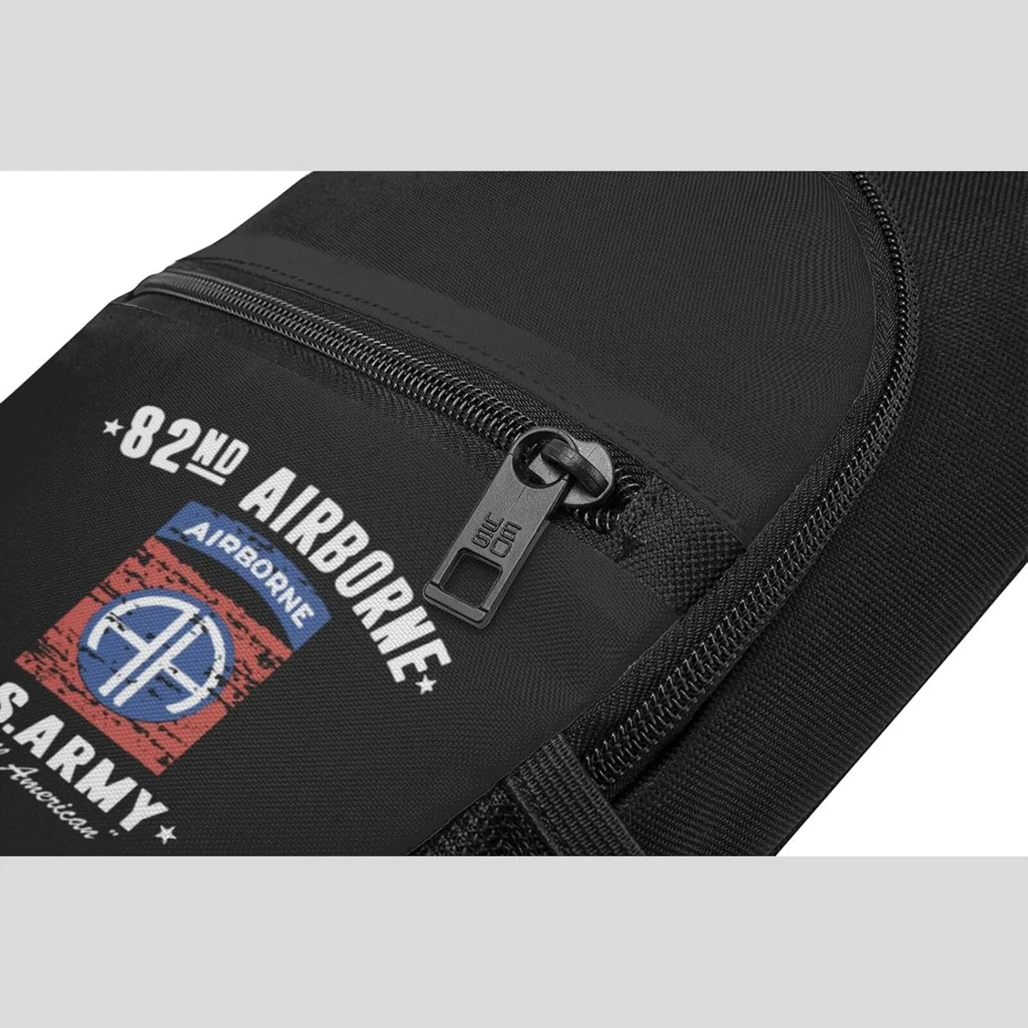 Army Veteran 82nd Airborne Sling Bag Crossbody Backpack Shoulder Casual Daypack Bags for Men
