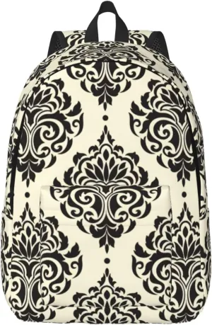 Asian Elephants print Laptop Backpack for Women Men,Bookbag Casual Daypackfor College Work for Travel Computer