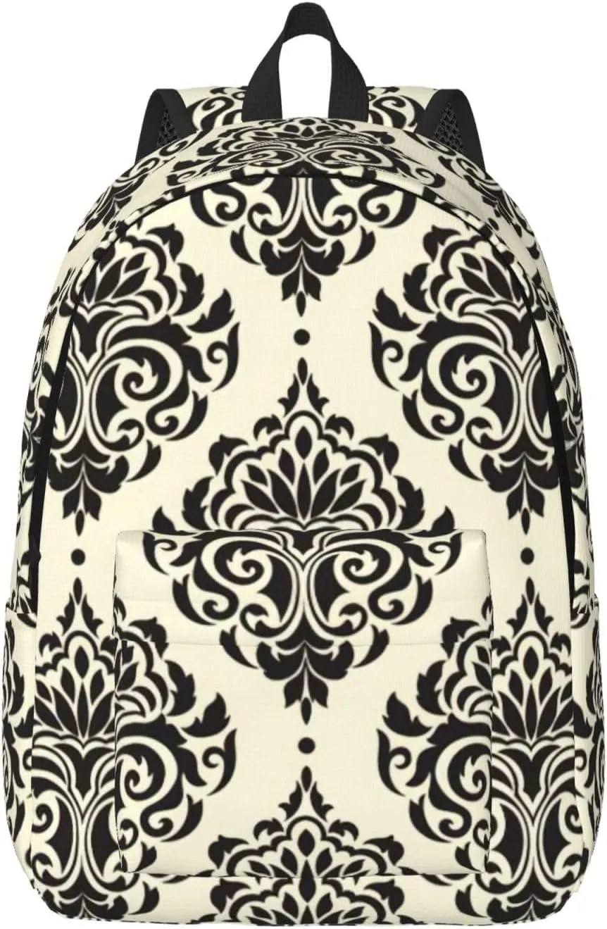 Asian Elephants print Laptop Backpack for Women Men,Bookbag Casual Daypackfor College Work for Travel Computer