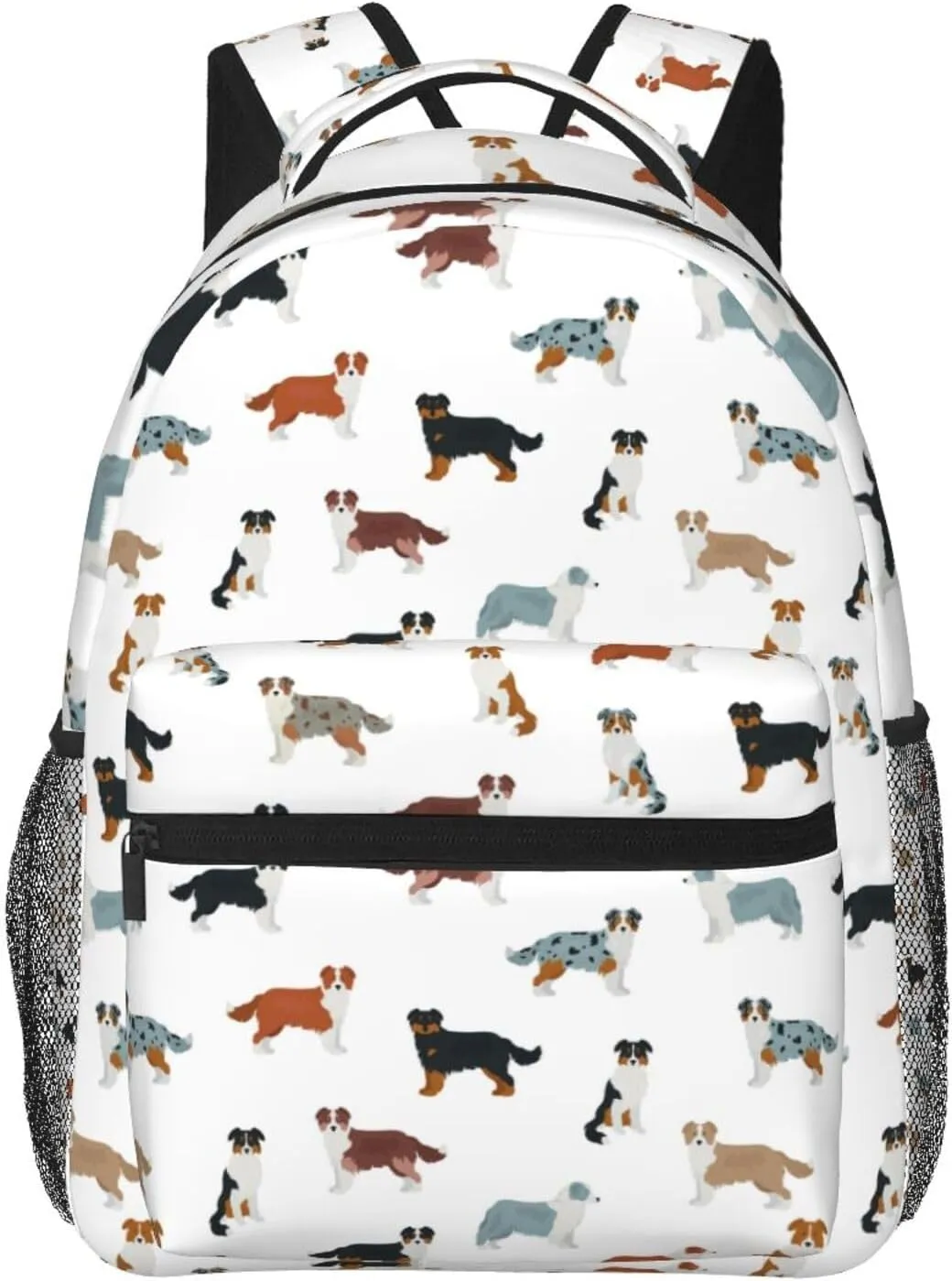 Australian Shepherd Dog Backpack Laptop Backpack Sports Travel Shoulder bag Light casual backpack