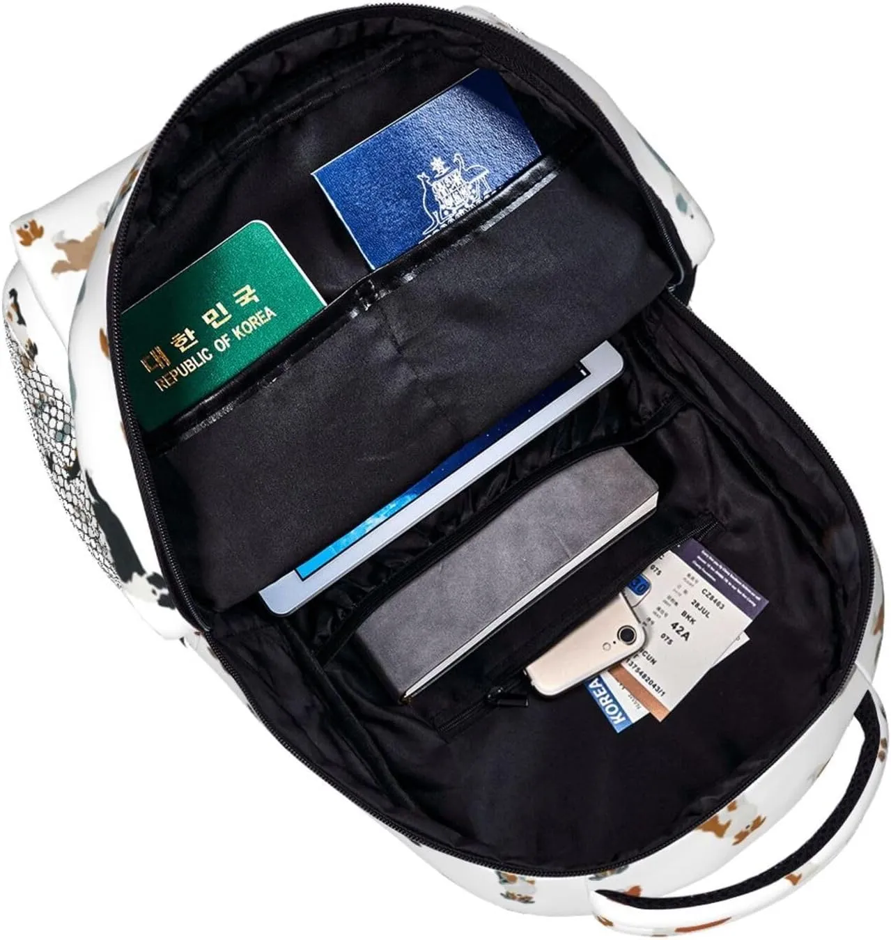 Australian Shepherd Dog Backpack Laptop Backpack Sports Travel Shoulder bag Light casual backpack