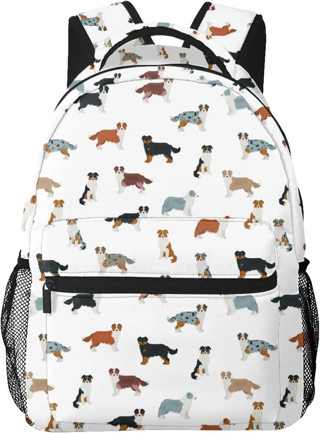Australian Shepherd Dog Backpack Laptop Backpack Sports Travel Shoulder bag Light casual backpack