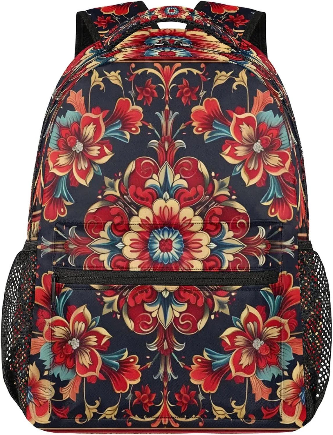 Backpack Auspicious Pattern Book Bags Laptop Backpacks Lightweight Multipurpose Daypack for Men Women Travel Hiking