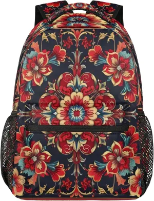 Backpack Auspicious Pattern Book Bags Laptop Backpacks Lightweight Multipurpose Daypack for Men Women Travel Hiking