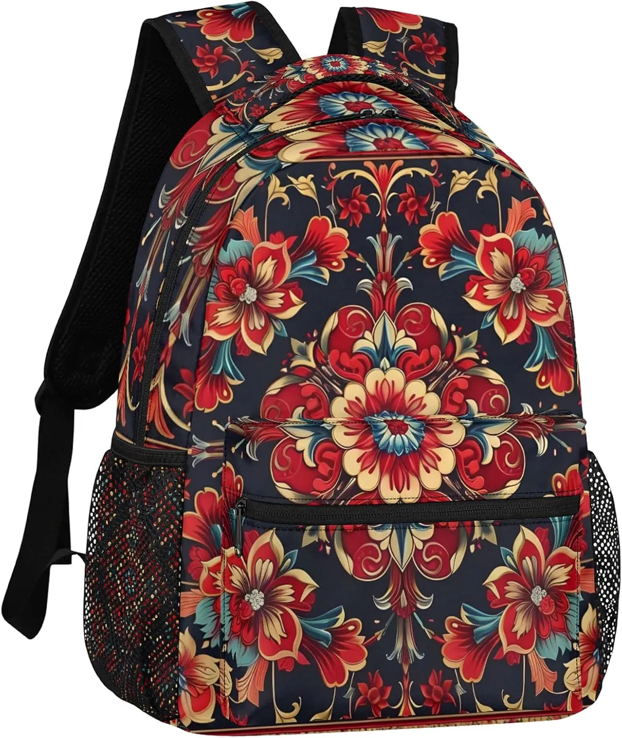 Backpack Auspicious Pattern Book Bags Laptop Backpacks Lightweight Multipurpose Daypack for Men Women Travel Hiking