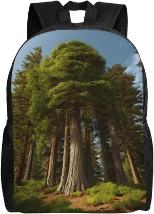 Backpack Casual Daypack for Men Women Nature Cedar Laptop Backpack Lightweight Travel Bag Shoulder Bag for Work Hiking