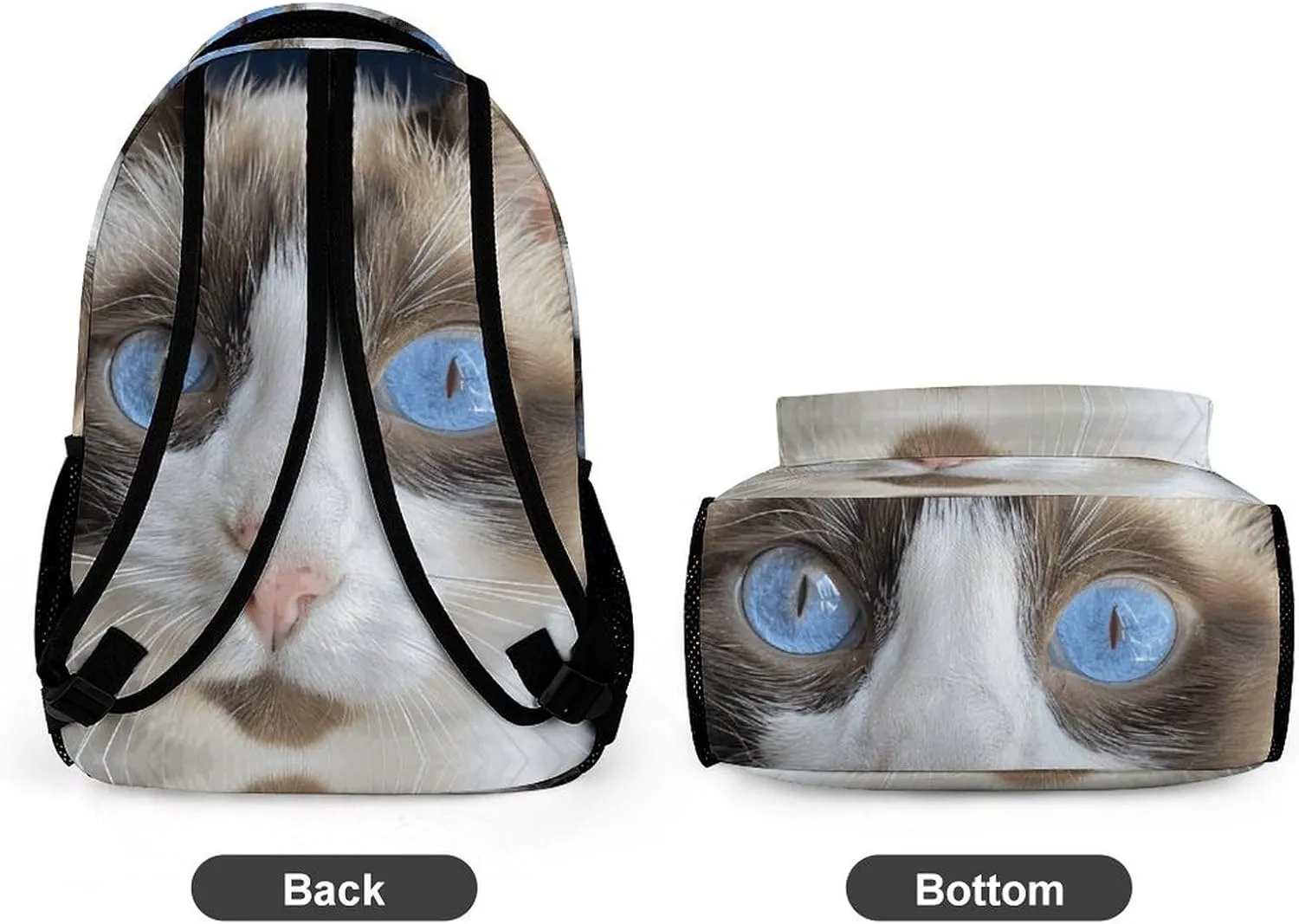 Backpack for Men Women Laptop Backpack A Tan Cat Casual Daypack Laptop Bag for Travel