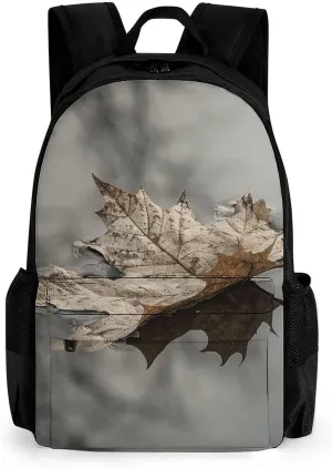 Backpack for Men Women Laptop Backpack An Old Withered Leaf Casual Daypack Laptop Bag for Travel
