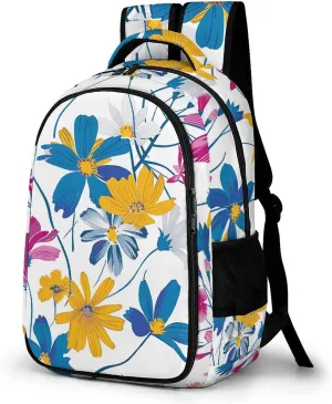 Backpack for Men Women Laptop Backpack Charming Petal Style Casual Daypack Laptop Bag for Travel