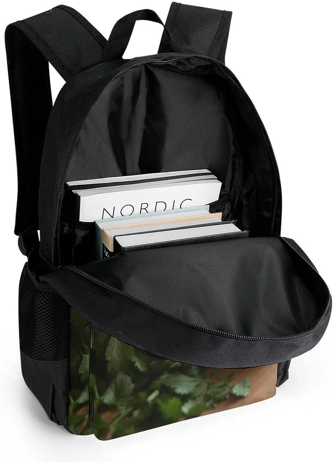 Backpack for Men Women Laptop Backpack Garlic And Cilantro Casual Daypack Laptop Bag for Travel, 42x30.5cm