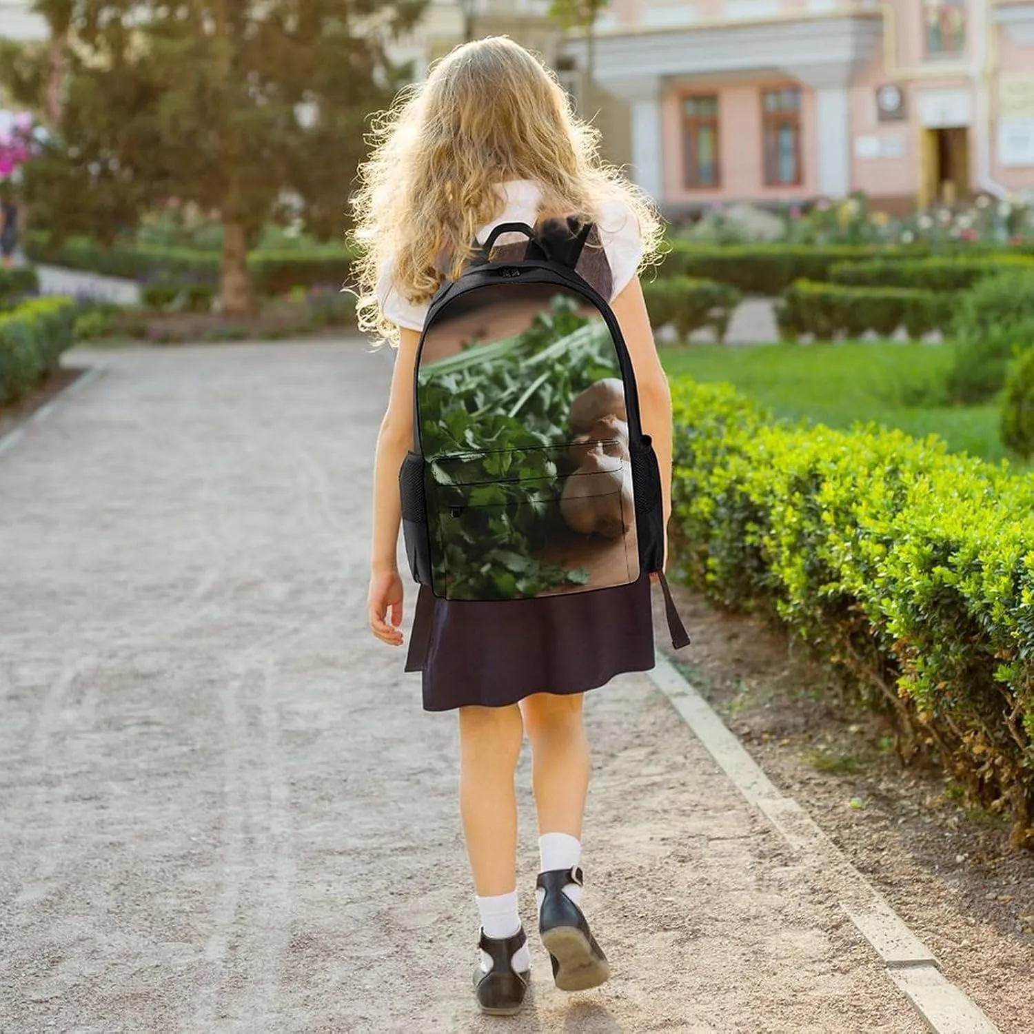 Backpack for Men Women Laptop Backpack Garlic And Cilantro Casual Daypack Laptop Bag for Travel, 42x30.5cm