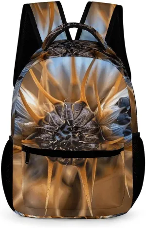 Backpack for Men Women Laptop Backpack Image of Two Thorns Casual Daypack Laptop Bag for Travel