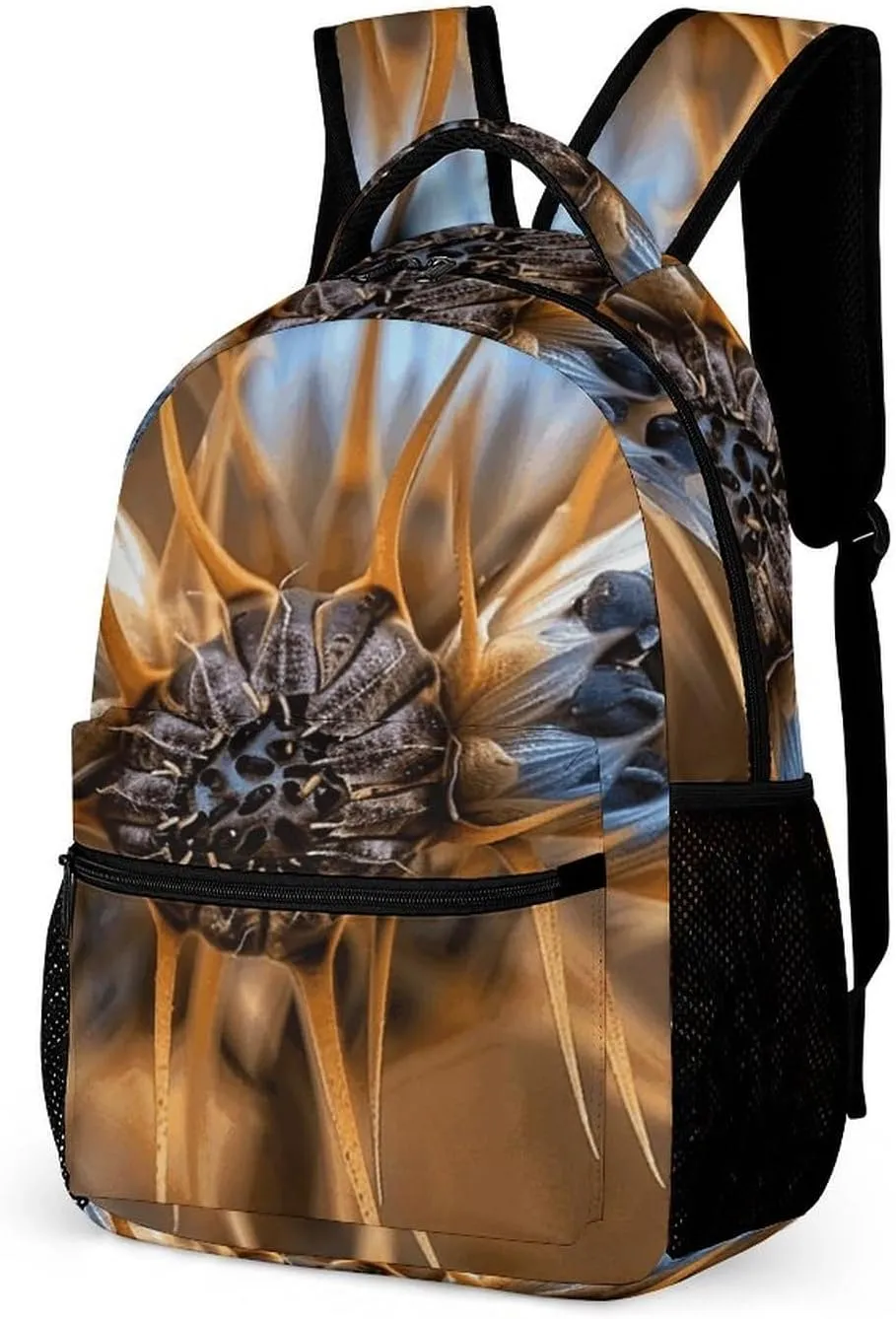 Backpack for Men Women Laptop Backpack Image of Two Thorns Casual Daypack Laptop Bag for Travel