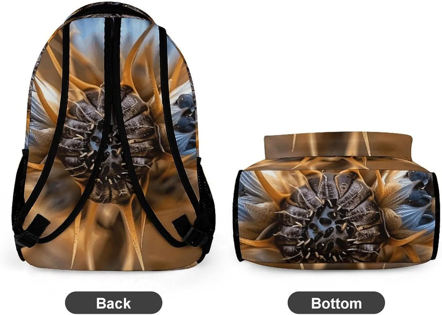 Backpack for Men Women Laptop Backpack Image of Two Thorns Casual Daypack Laptop Bag for Travel