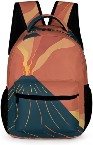 Backpack for Women Laptop Bag Volcanic Pattern Travel Backpack Casual Daypack Carry on Backpack