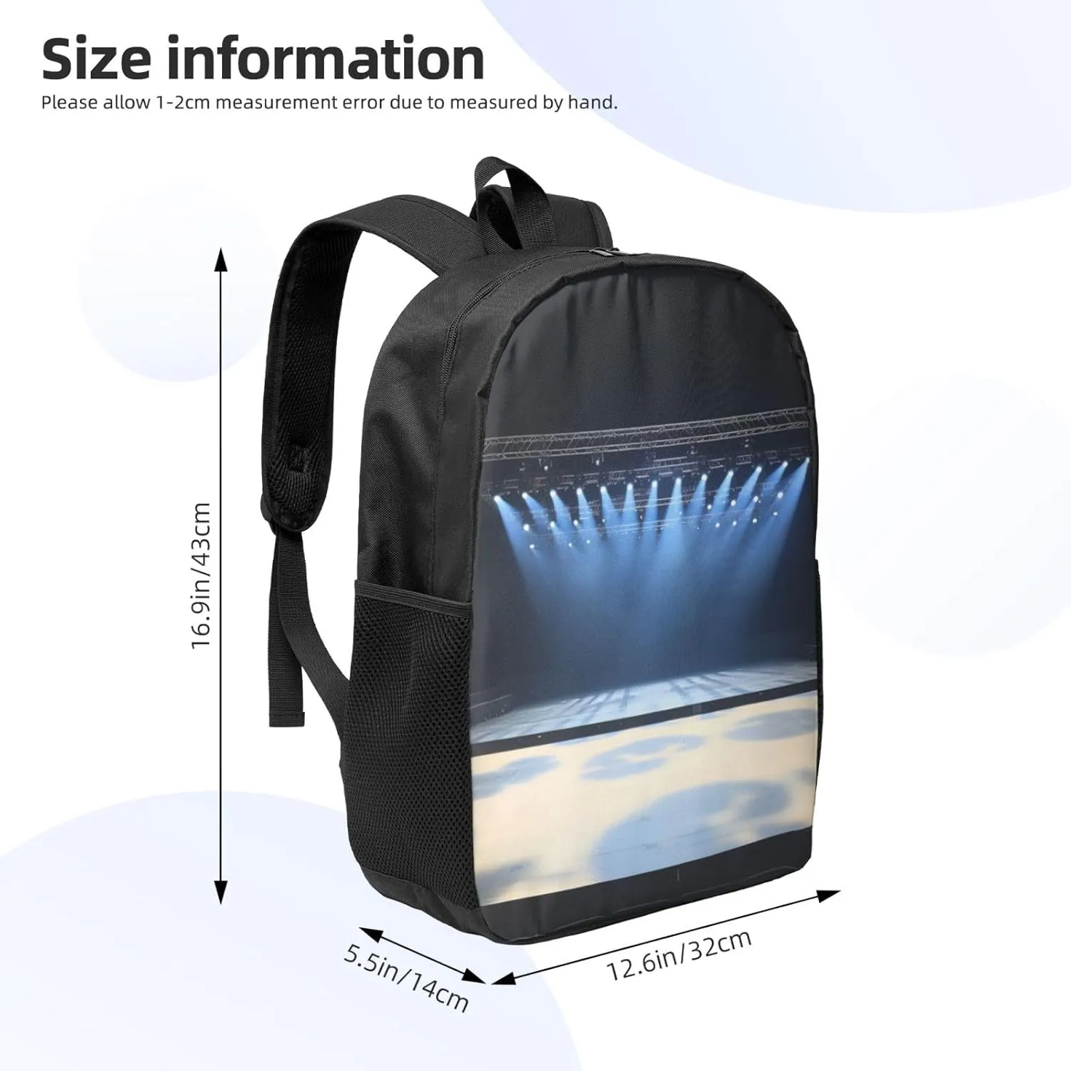 Backpack Free Stage Travel Casual Laptop Backpack 17 inch Waterproof Hiking Daypack for Men Women