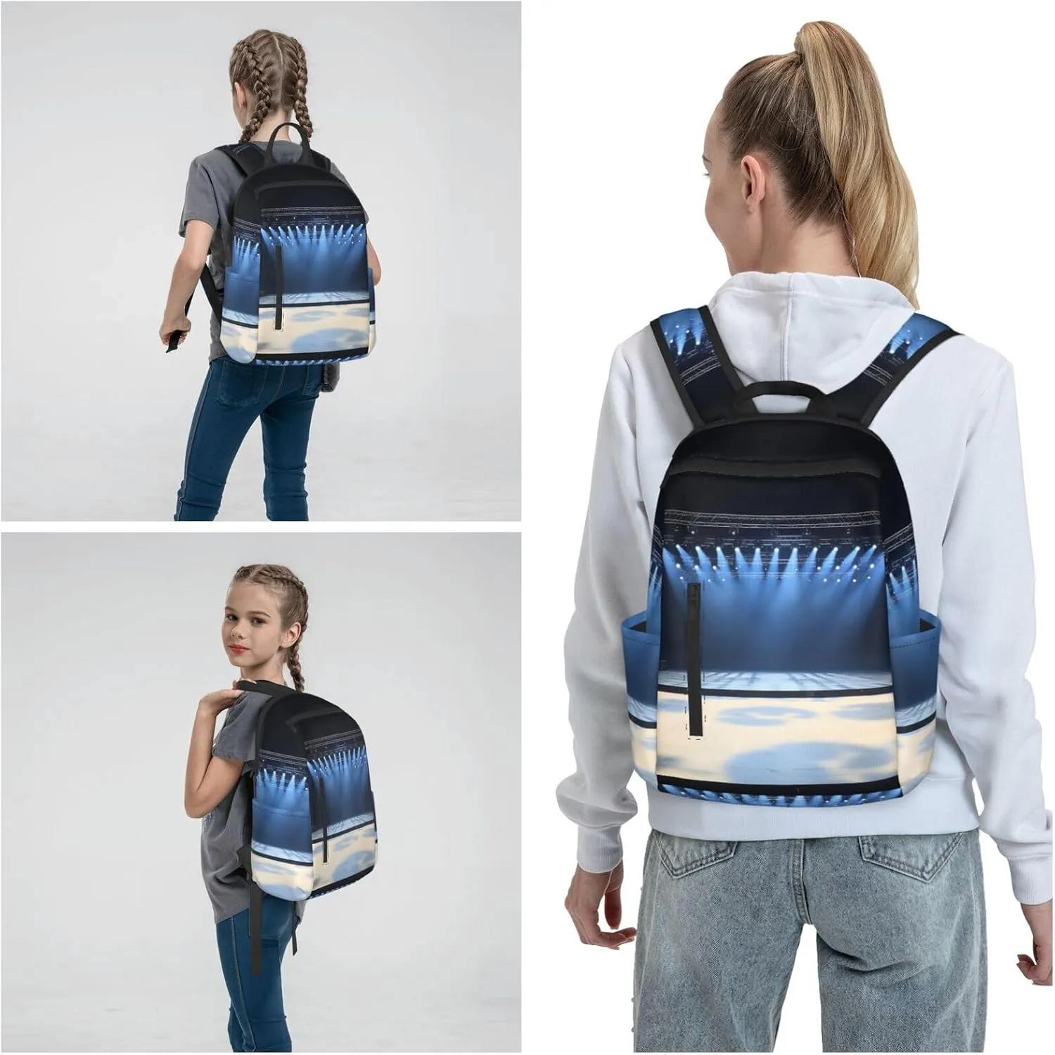 Backpack Free Stage Travel Casual Laptop Backpack Adjustable Hiking Daypack for Men Women