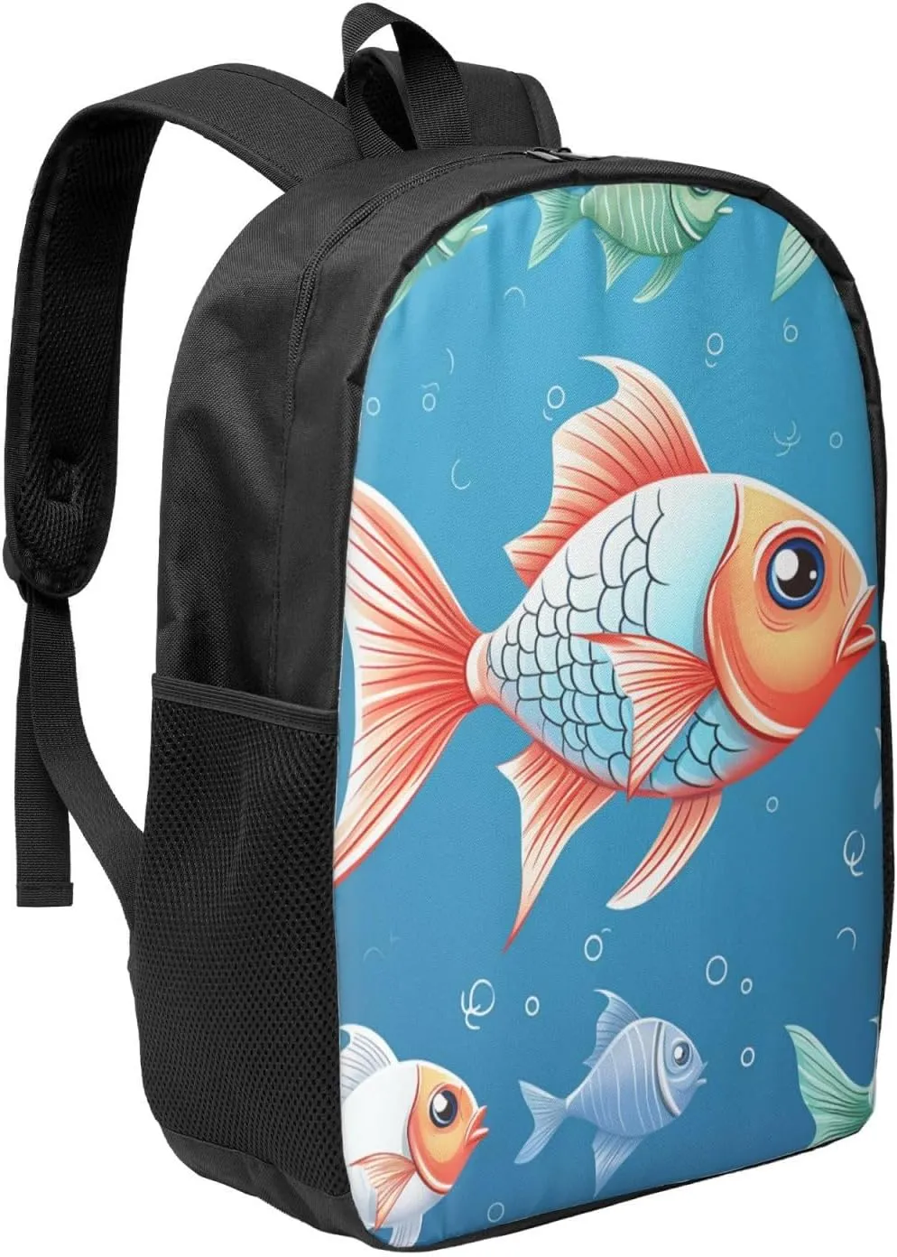 Backpack Ornamental fish Travel Casual Laptop Backpack 17 inch Waterproof Hiking Daypack for Men Women