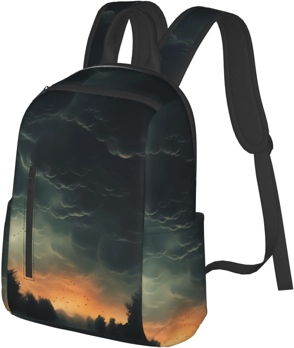 Backpack Overcast Travel Casual Laptop Backpack Adjustable Hiking Daypack for Men Women