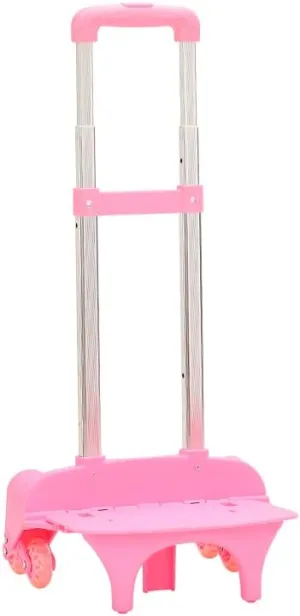 Backpack Trolley Foldable Trolley Cart 6 Wheels Rolling-Luggage Carts Aluminium Alloy Luggage Hand Cart for Bags