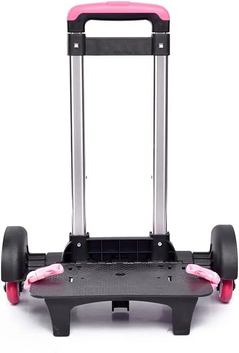 Backpack Trolley Foldable Trolley Cart 6 Wheels Rolling-Luggage Carts Aluminium Alloy Luggage Hand Cart for Bags