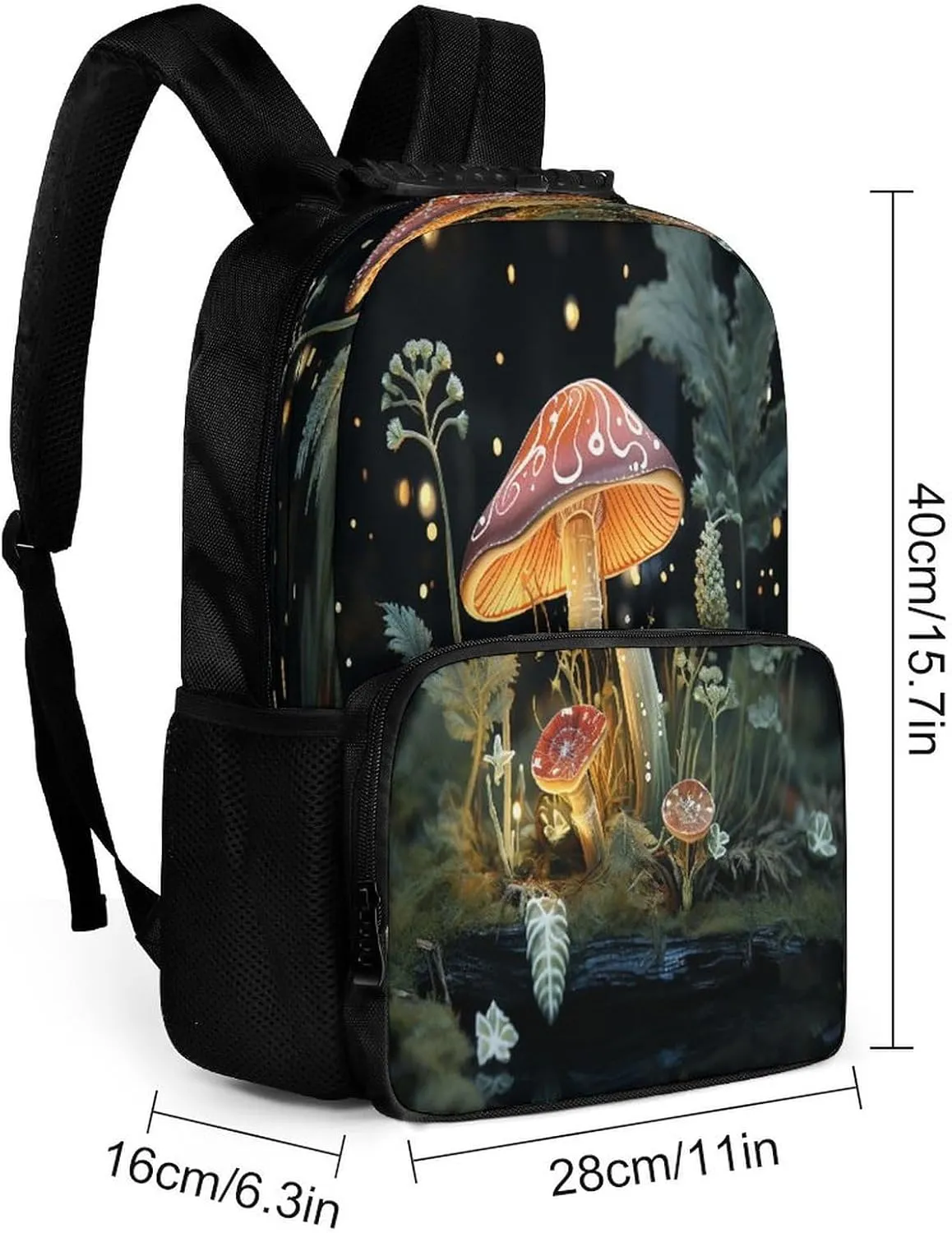 Backpacks Butterfly Mushroom Travel Bag Business Work Laptop Backpack