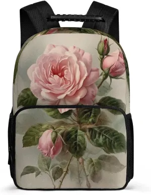Backpacks Vintage Rose Travel Bag Business Work Laptop Backpack