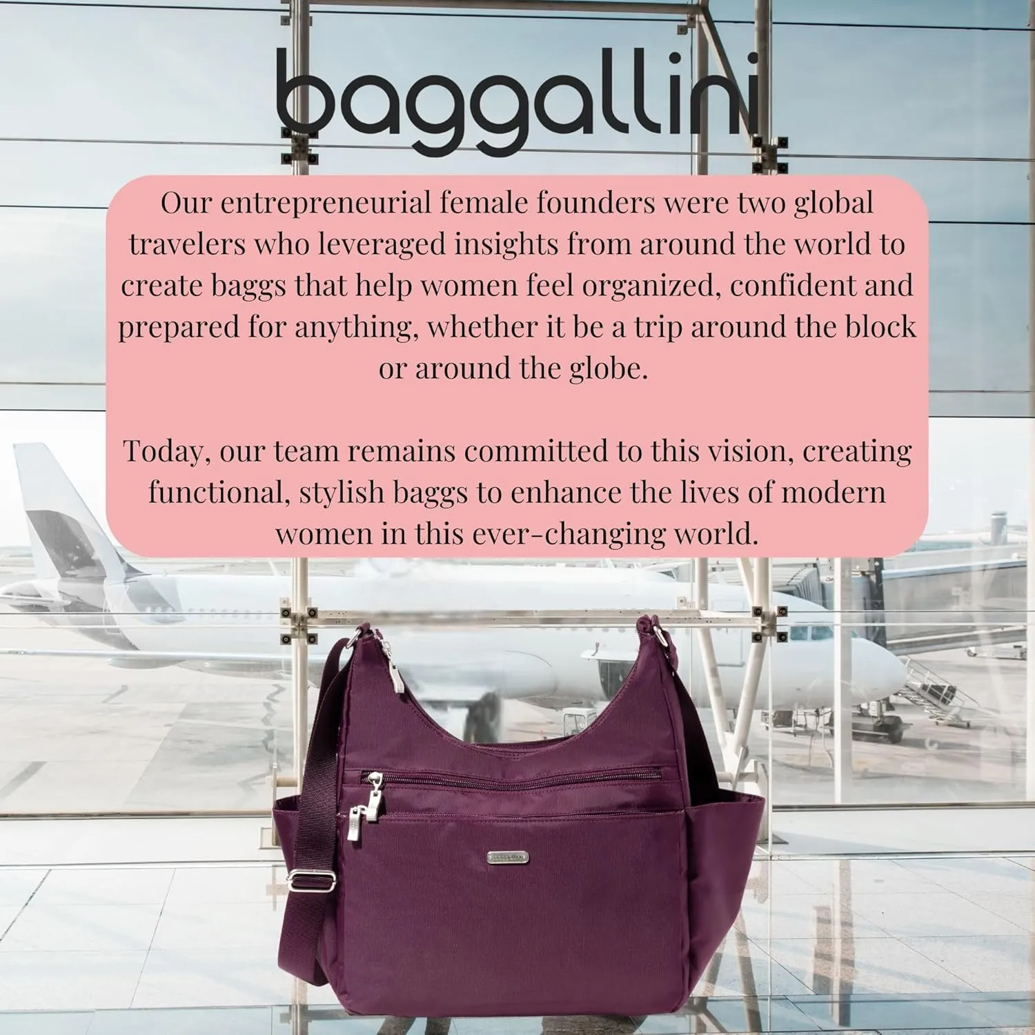Baggallini Essential Hobo Crossbody
