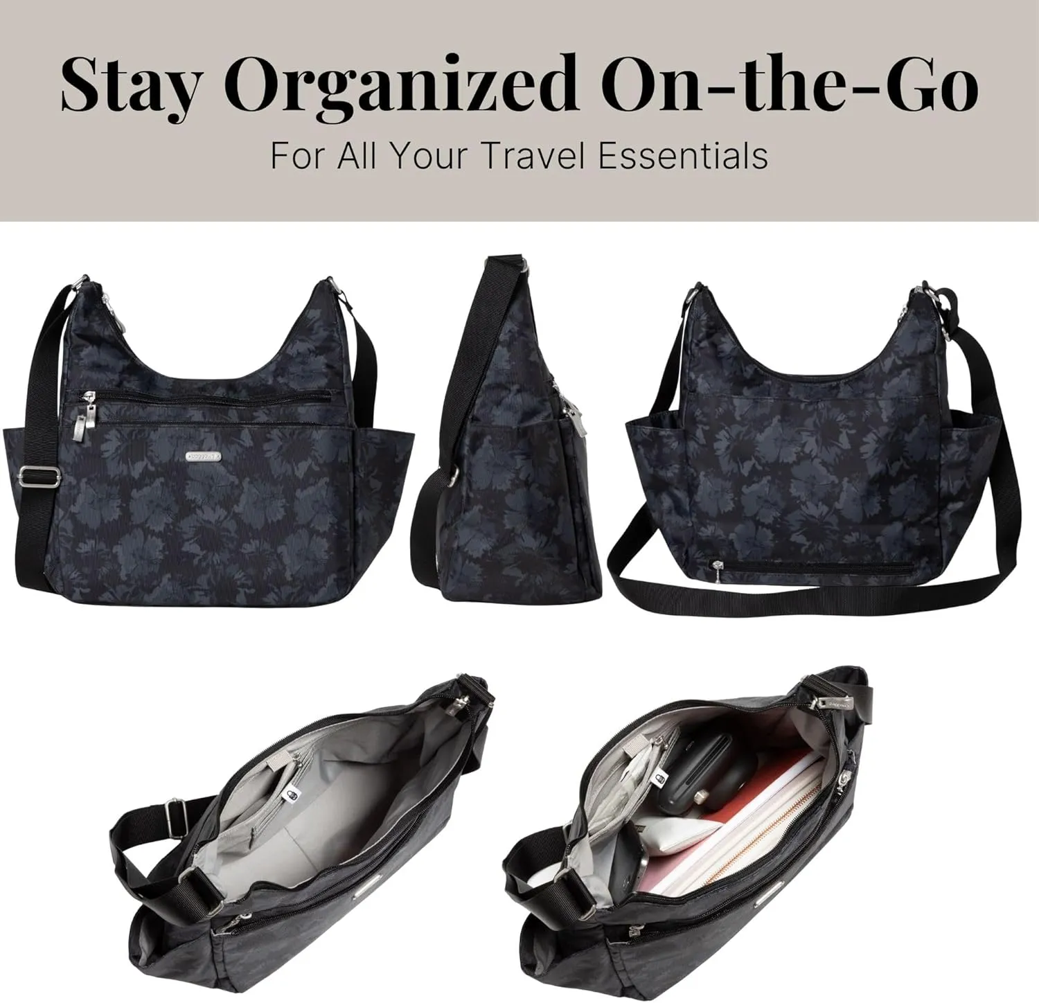 Baggallini Essential Hobo Crossbody