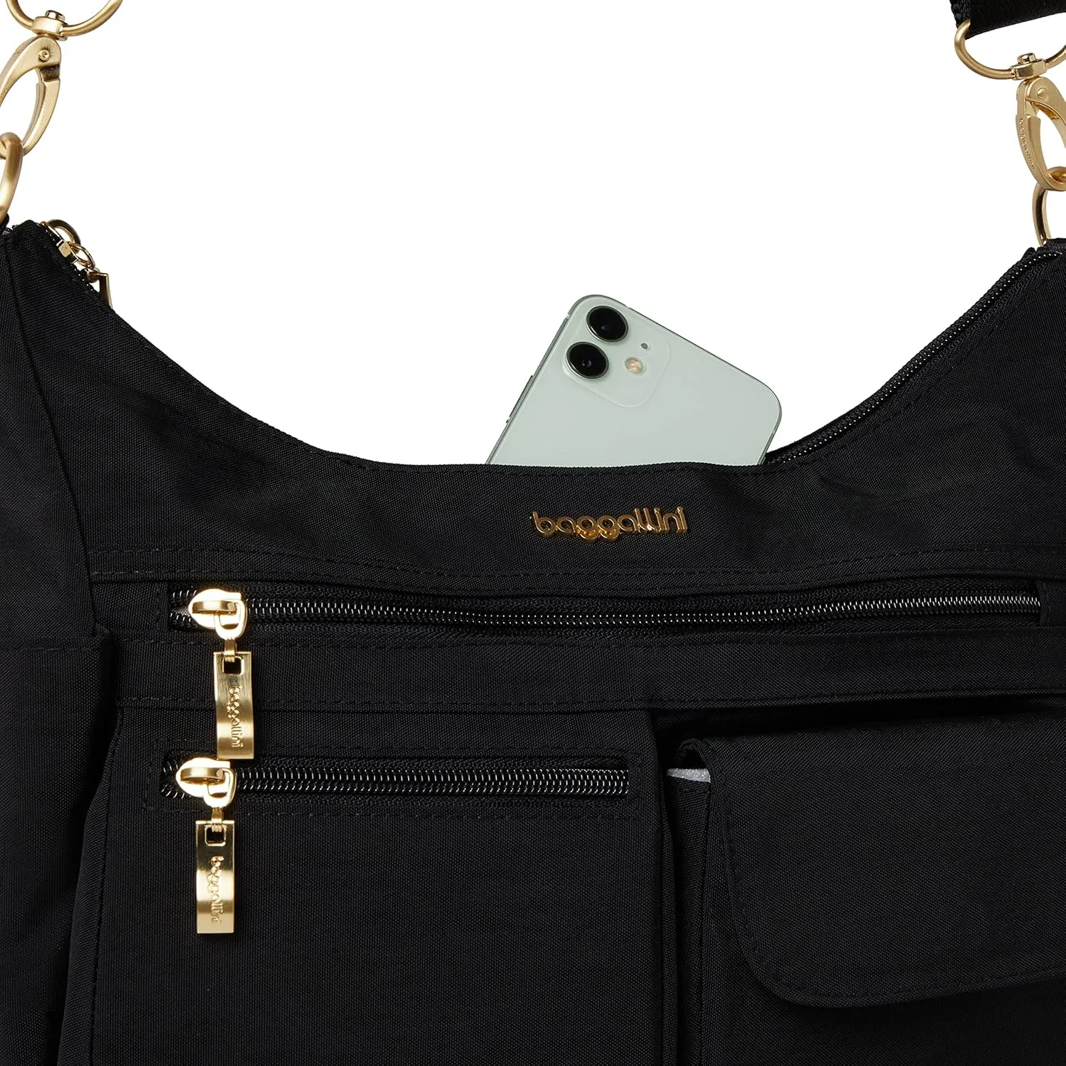 Baggallini Modern Everywhere Crossbody Women 11x9x4.5 RFID Hobo Bag