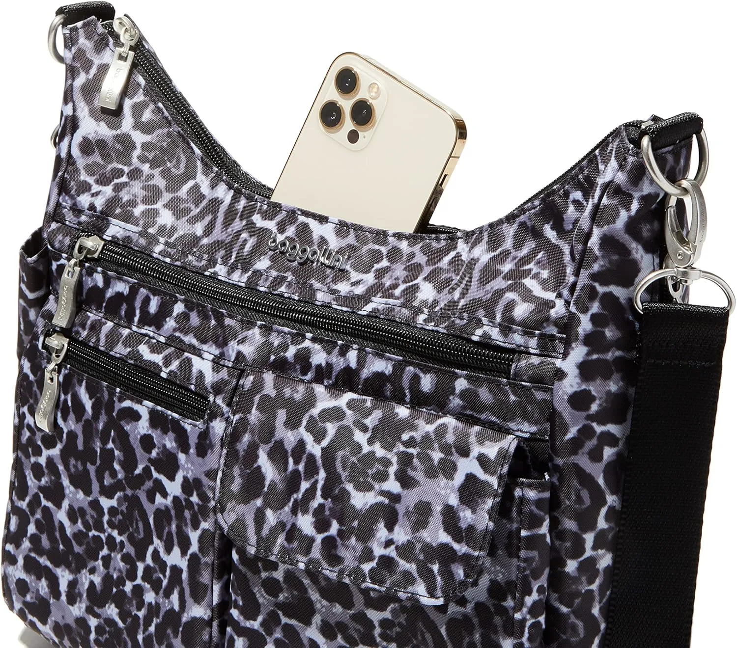 Baggallini Modern Everywhere Crossbody Women 11x9x4.5 RFID Hobo Bag