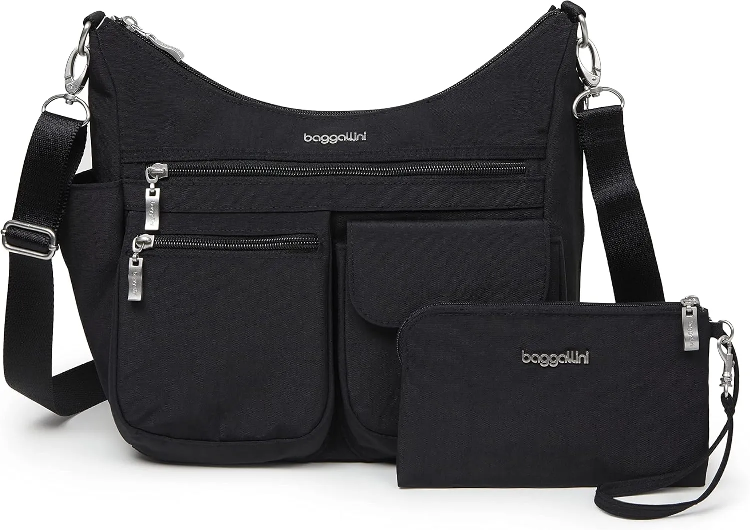 Baggallini Modern Everywhere Crossbody Women 11x9x4.5 RFID Hobo Bag