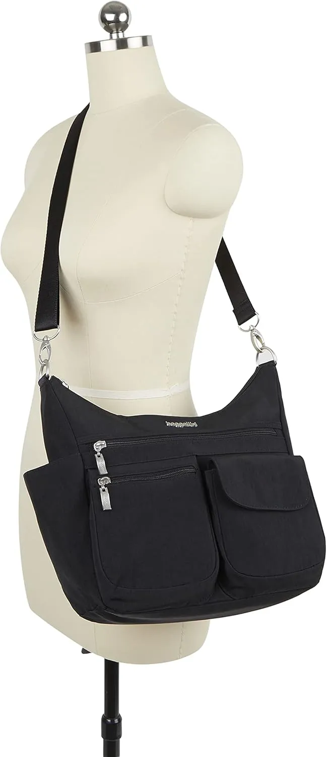 Baggallini Modern Everywhere Crossbody Women 11x9x4.5 RFID Hobo Bag