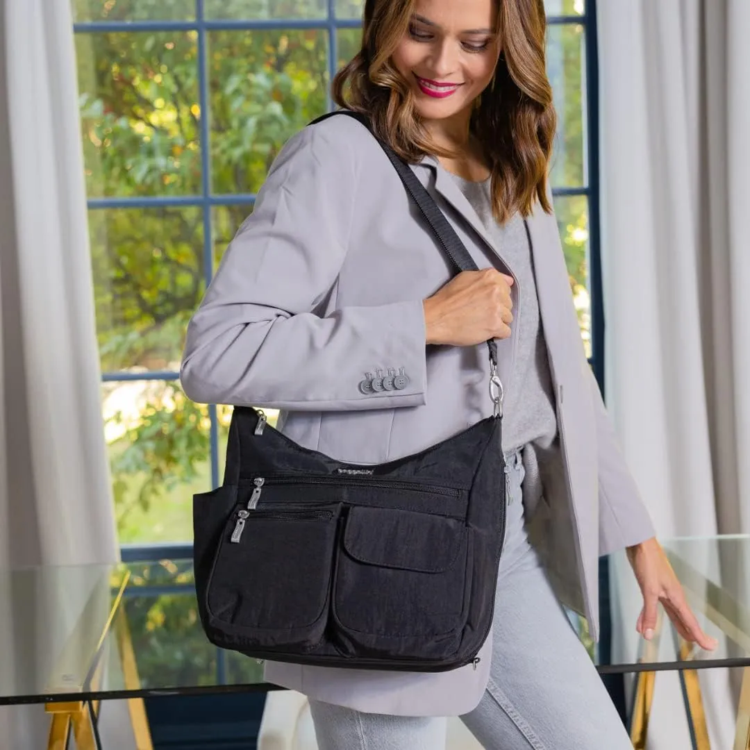 Baggallini Modern Everywhere Crossbody Women 11x9x4.5 RFID Hobo Bag