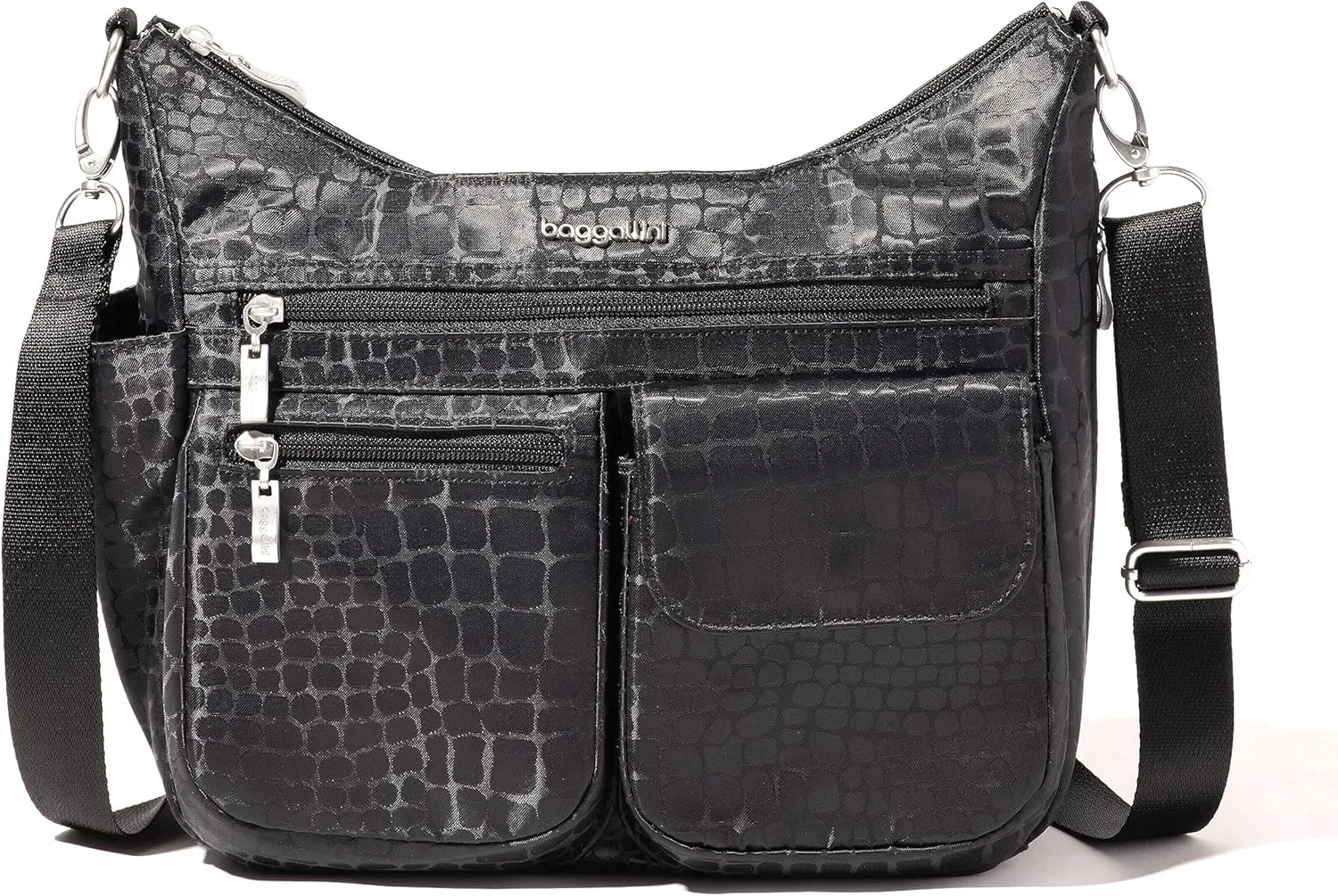 Baggallini Modern Everywhere Crossbody Women 11x9x4.5 RFID Hobo Bag