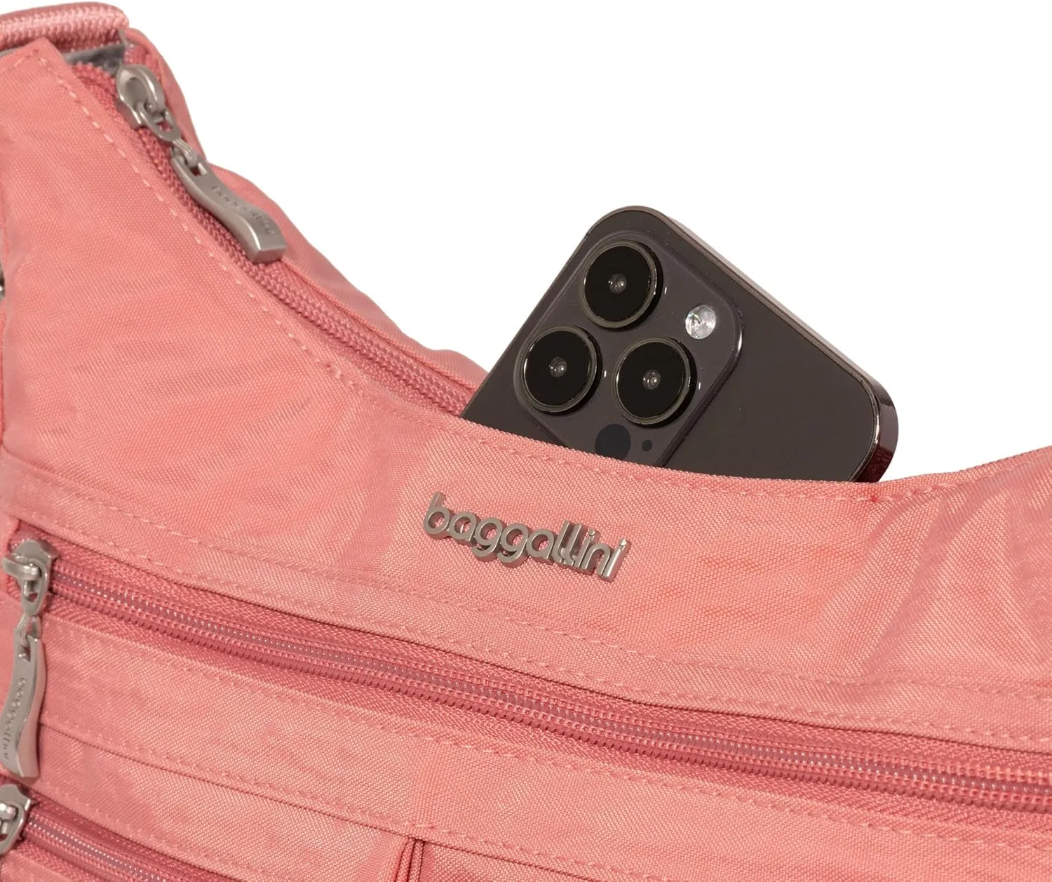 Baggallini Modern Everywhere Crossbody Women 11x9x4.5 RFID Hobo Bag