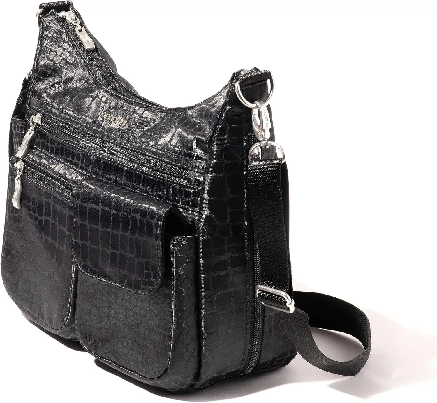 Baggallini Modern Everywhere Crossbody Women 11x9x4.5 RFID Hobo Bag