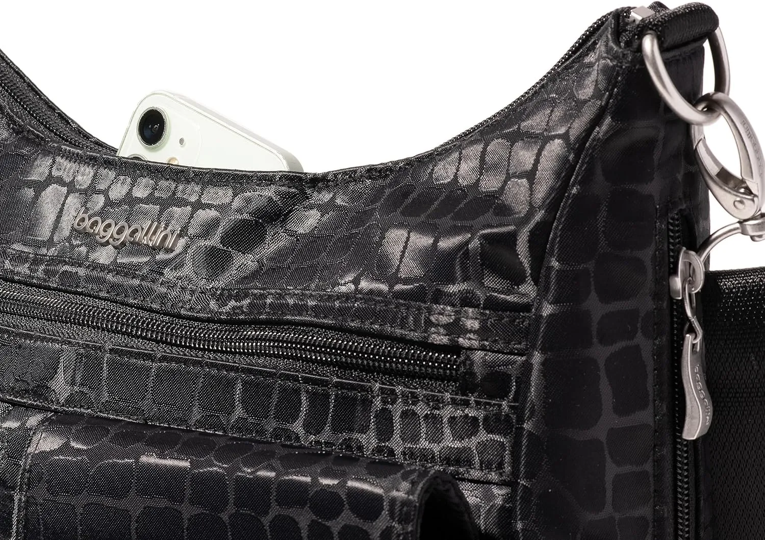 Baggallini Modern Everywhere Crossbody Women 11x9x4.5 RFID Hobo Bag