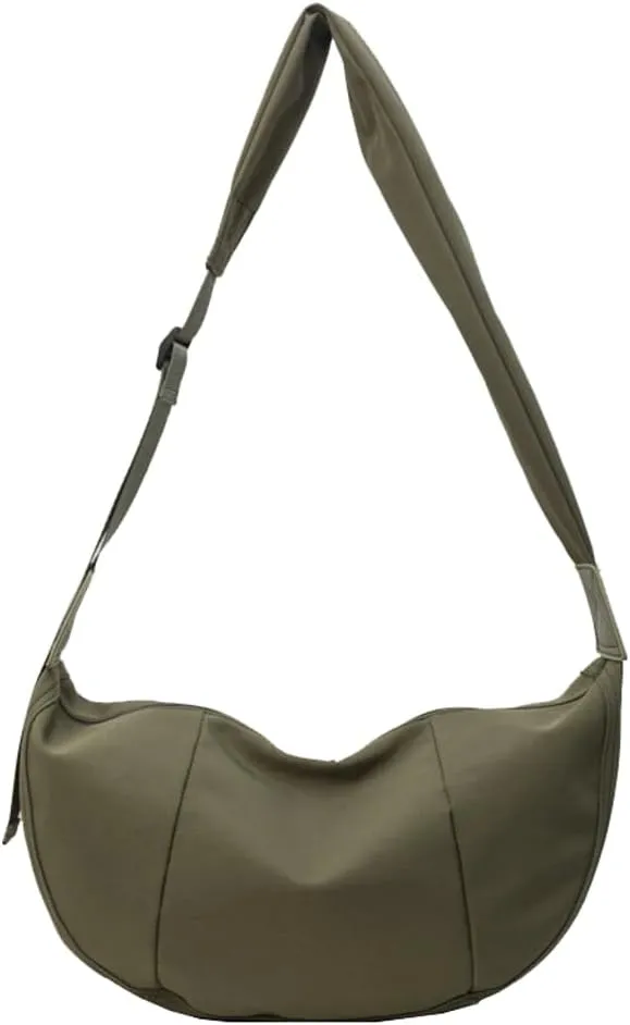 Baggu Crescent Bag Nylon Women Crossbody Purse Sling Adjustable Shoulder Straps Saddle Hobo Travel Casual