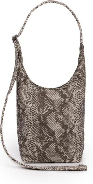 BAGGU Small Nylon Sling - Snakeskin