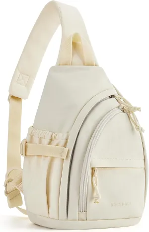 BAGSMART Small Crossbody Sling Backpack, Travel Casual Daypack Backpacks, Cross Body Chest Bag Backpack