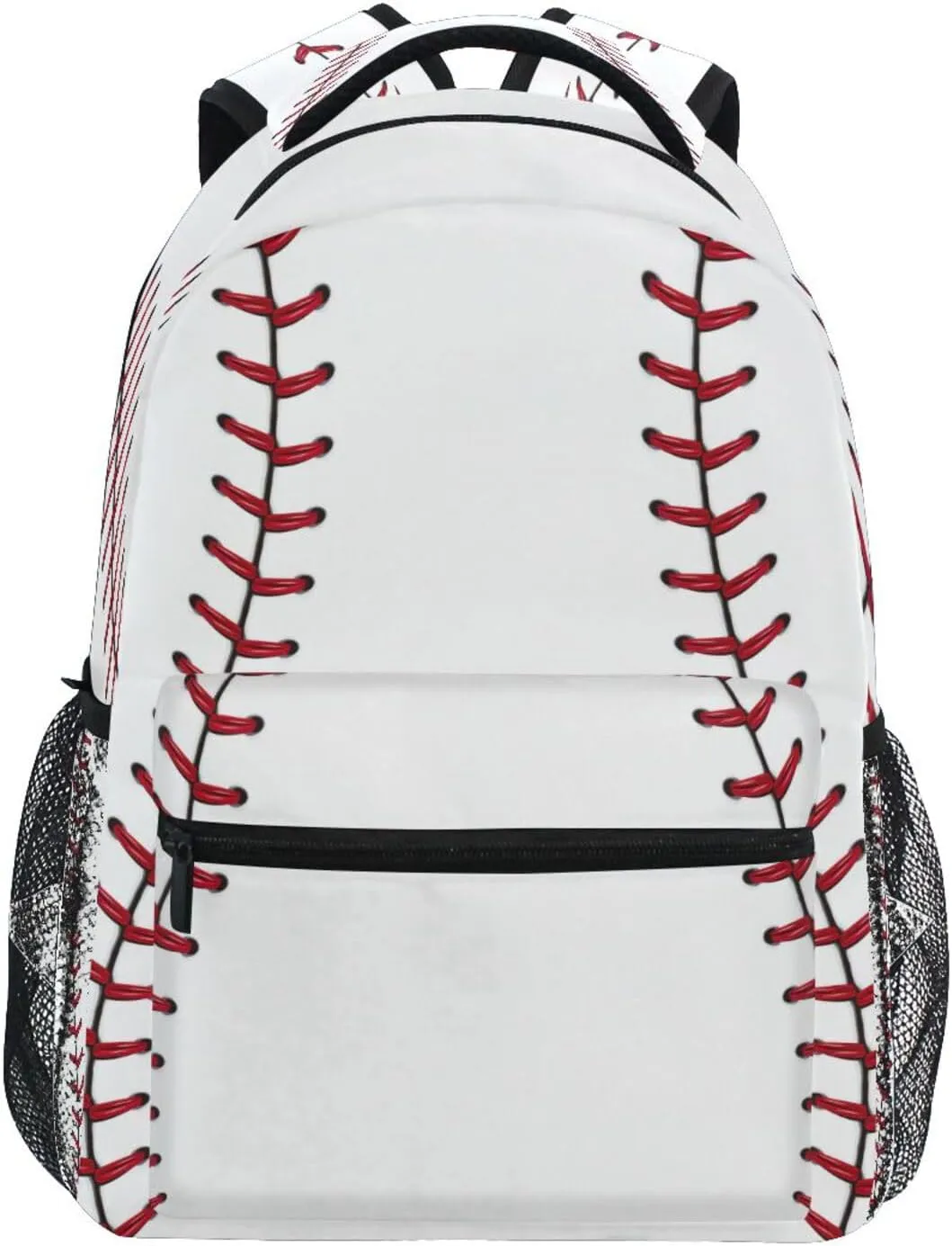 Baseball Stitches Kids Backpack Boys Girls Bookbag Schoolbag Travel Laptop Daypack Preschool Kindergarten Elementary School Student Book Bag for Junior High Primary