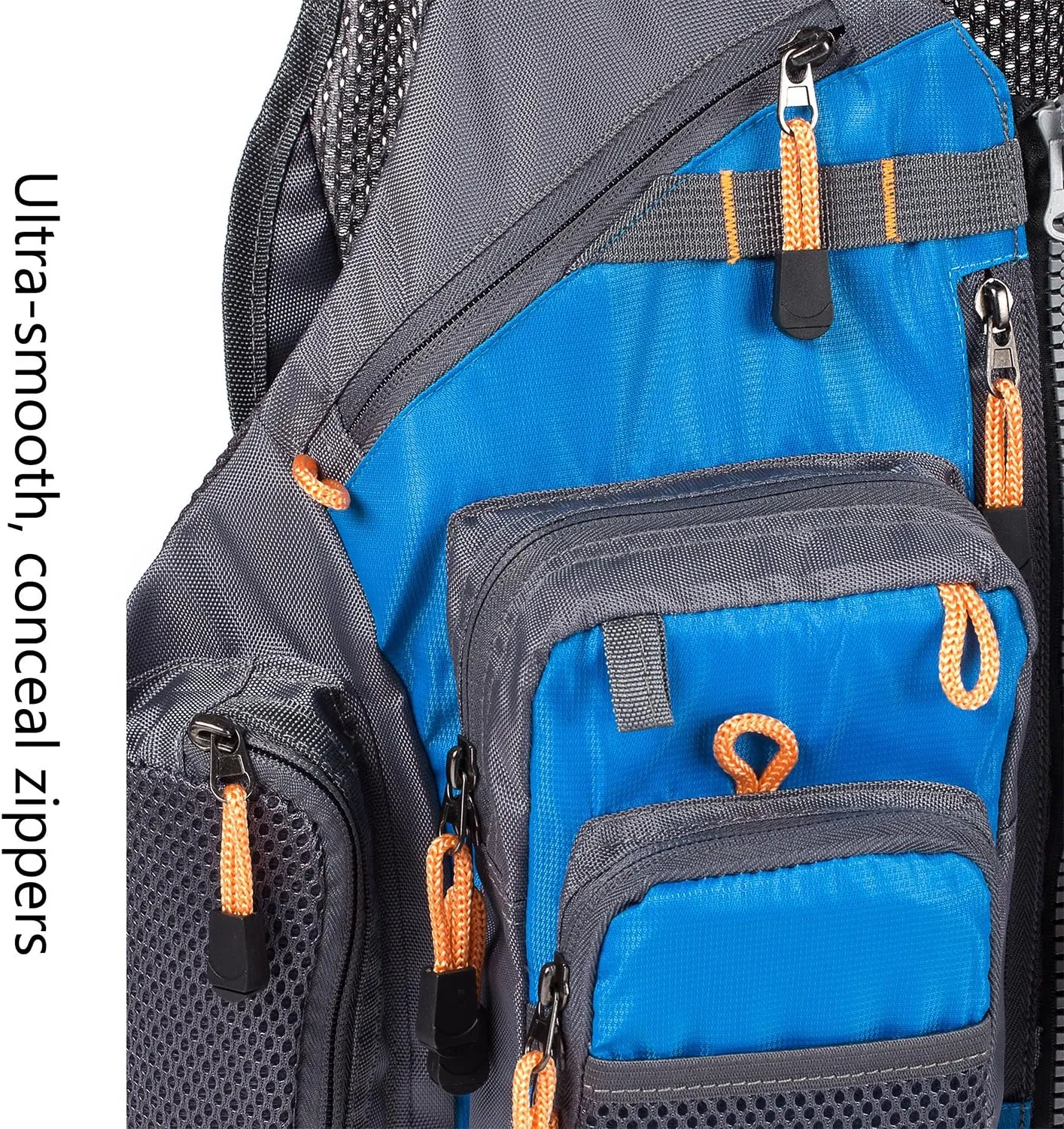 BASSDASH Strap Fishing Vest Adjustable for Men and Women, for Fly Bass Fishing and Outdoor Activities