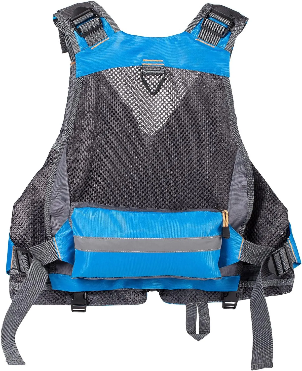 BASSDASH Strap Fishing Vest Adjustable for Men and Women, for Fly Bass Fishing and Outdoor Activities